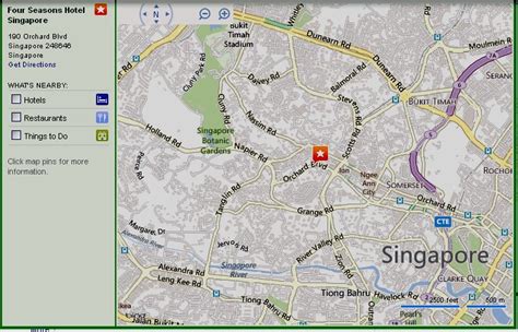 location map of four seasons hotel singapore about singapore city mrt tourism map and holidays