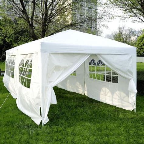 It is also flame retardant. 10x20 ft Pop Up Wedding Party 'Pavilion' Canopy Tent with ...