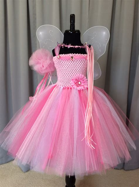 Pink And White Fairy Princess Costume Princess Tutu Dress With Etsy