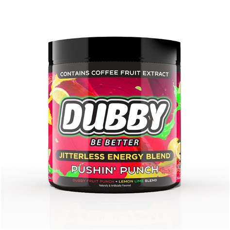 Pushin Punch Energy Drink Tub Dubby Energy