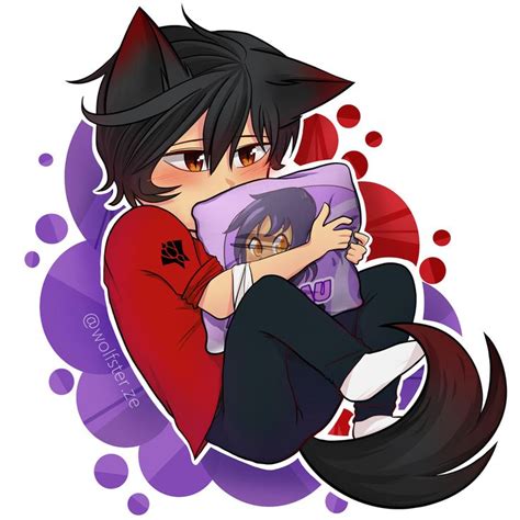 I Love Drawing Aarons Eyes💖 I Was Too Lazy To Draw The Aphmau Pillow