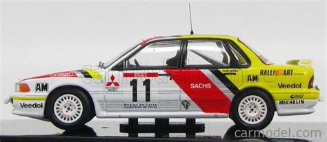 ixo models rac223 scala 1 43 mitsubishi galant vr 4 n 11 rally tour de corse 1991 r holzer k
