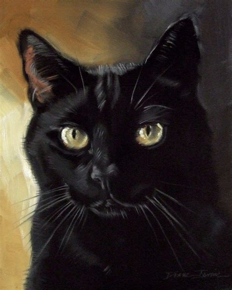 Artandcat Timeline Photos Black Cat Painting Black Cat Art Animal