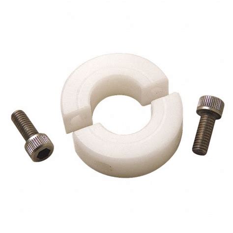 ruland manufacturing acetal plastic shaft collar clamp collar style standard dimension type