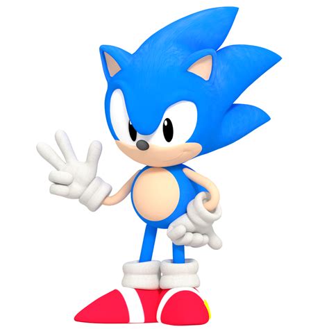 Classic Sonic Ova Render By Matiprower On Deviantart