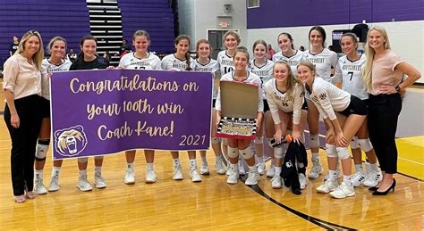 Volleyball Roundup Montgomerys Kane Earns 100th Career Win The