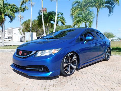 Used 2014 Honda Civic Si Sedan 6 Speed Mt For Sale In Miami Fl 33186