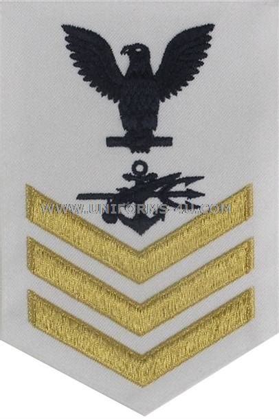 Us Navy E6 Special Warfare Operator So White Rating Badge
