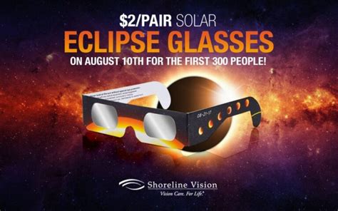 Get Your Solar Eclipse Glasses Here Shoreline Vision