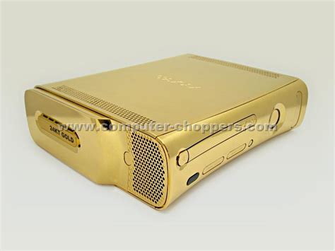 Golden Xbox 360 Mod By Computer Choppers Gadgetsin