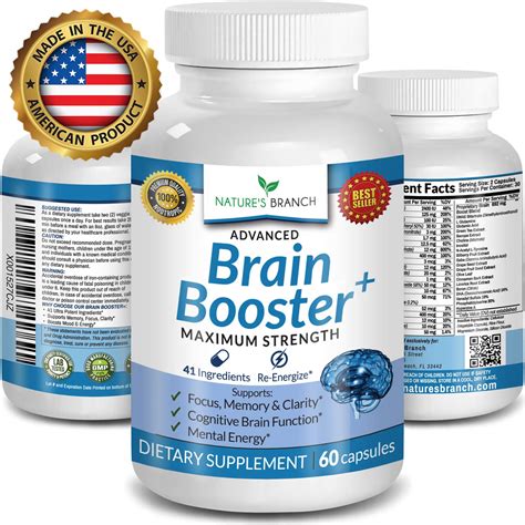 Advanced Brain Booster Supplements 41 Ingredients Memory Focus