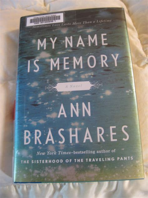 Beauty Babble Book Review My Name Is Memory By Ann Brashares