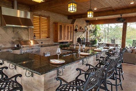 Country living editors select each product featured. Outdoor Living Spaces with Fireplace | Outdoor kitchen ...