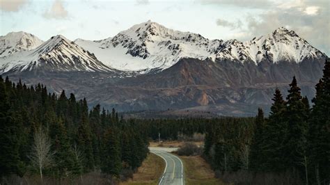 Download Wallpaper 1366x768 Road Asphalt Mountains