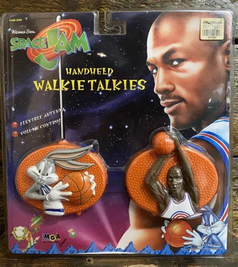 Vintage S Michael Jordan Bugs Bunny Space Jam Handheld Walkie