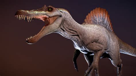 Spinosaurus Jurassic Park Fan Art D Model By David RR David B A Bf Sketchfab