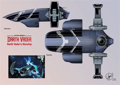 Star Wars Darth Vaders Ship Topview By Paul Muad Dib On Deviantart