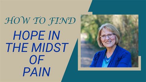 Finding Hope In The Midst Of Pain An Interview With Dr Michelle