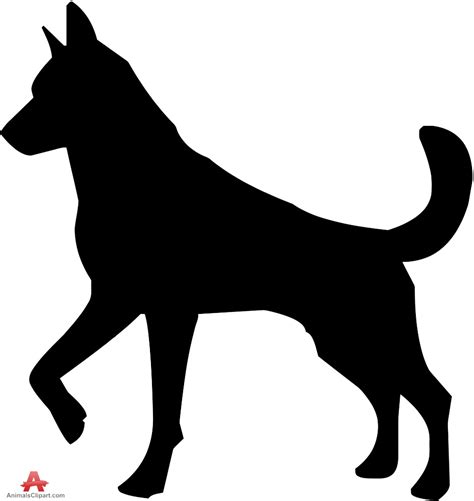 Dog Silhouette Clip Art Library