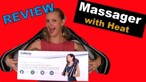 Full Body Massager With Heat Review ♦ Trumedic Shiatsu Instashiatsu Massage Neck Back Body