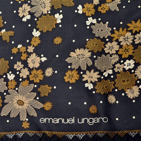 1970s Vintage Emanuel Ungaro Vintage Silk Scarf At 1stdibs Emanuel