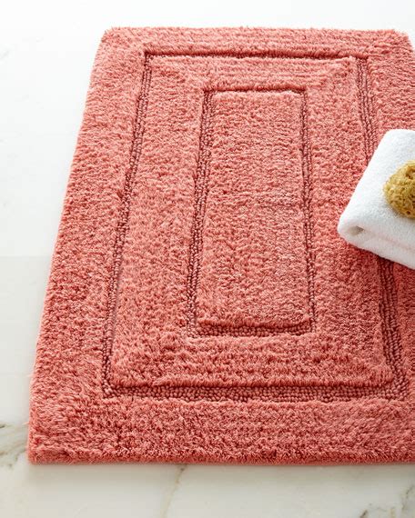 Hebe microfiber bath rug set 2 piece non slip absorbent bath mats runner set for bathroom shaggy bathroom rug runner machine washable (26x18+48x18, grey). Kassatex Tufted Cotton Bath Rug, 20" x 32" | Neiman Marcus