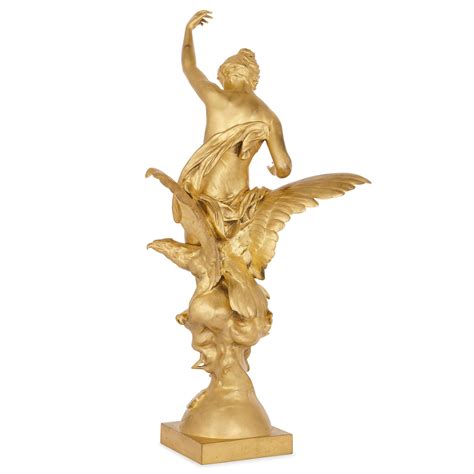 Gilt Bronze Sculpture Of Hebe And The Eagle By Picault Mayfair Gallery