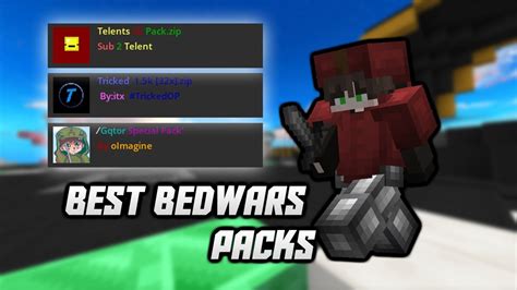 Top 5 Best Texture Packs For Bedwars 189 Pvp Youtube