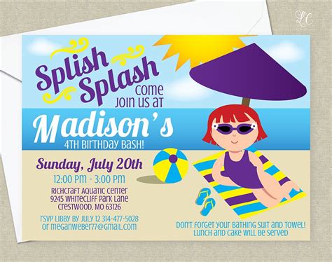 This great layout will definitely impress designers and individuals alike. FREE 17+ Beach Party Invitation Designs & Examples in ...