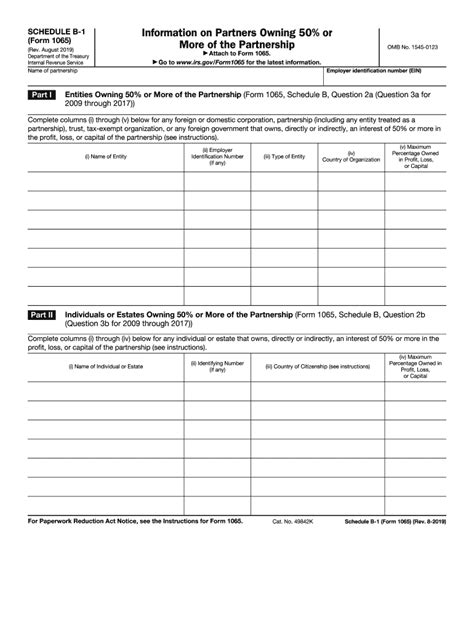 Printable Schedule B Tax Form Printable Forms Free Online