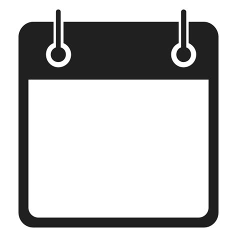 Blank Calendar Icon At Getdrawings Free Download