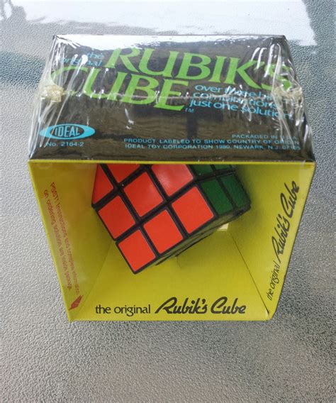 Vintage 1980 The Original Rubiks Cube Puzzle Ideal Mint Factory Sealed