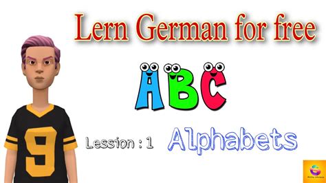 Study German Language For Free A1 Lesson 1 Alphabets Youtube