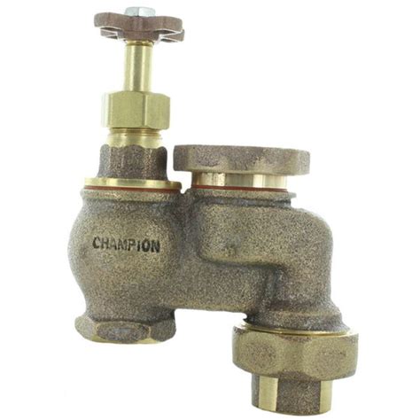 Champion 466 Brass Manual Anti Siphon With Union Valve 1 In 466 100