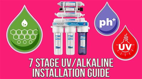7 Stage Nu Aqua Platinum Series Ro System Uv Alkaline Youtube