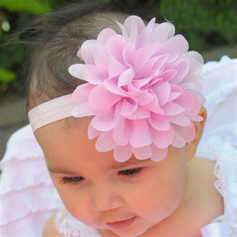 Cute Baby Infant Girls Lace Flower Headband Kids Toddler Hair Band