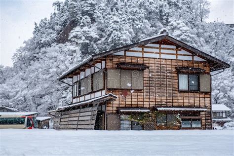 Local Japanese Guest House In Shirakawa Ho Japan Stock Photo Image