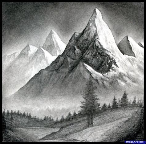 Hey everyone, this is my first landscape tutorial and it's a fun one. how to draw a realistic landscape, draw realistic ...