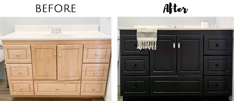 Before And After Pictures Of Painting Bathroom Cabinets