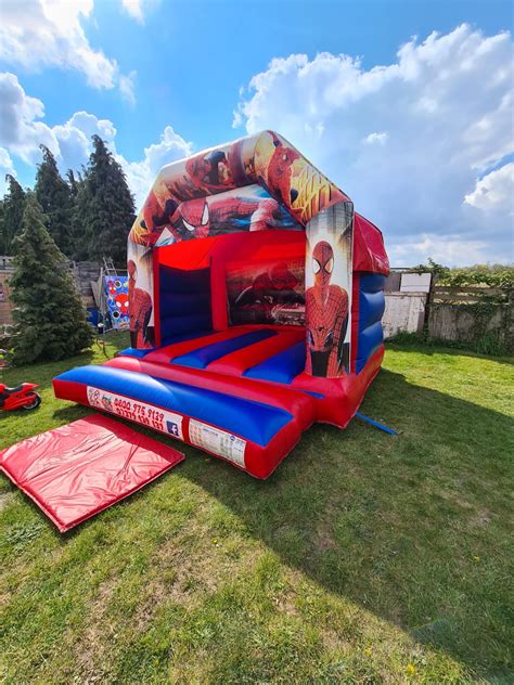 12ft X 12ft Spider Man Bouncy Castle Bouncy Castle Hire Soft Play