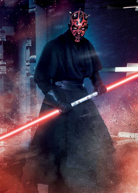 Darth Maul Poster Picture Metal Print Paint By Star Wars Displate