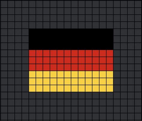 Flag Of Germany Pixel Art Artofit