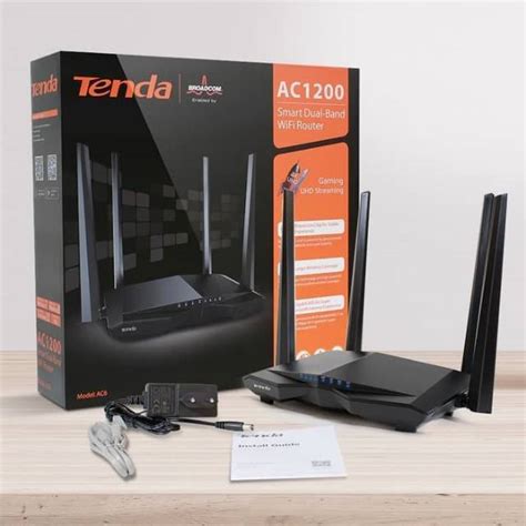 Jual Tenda Ac6 Ac1200 Smart Dual Band Wifi Router Shopee Indonesia