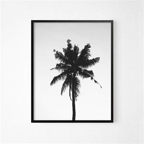 Palm Tree Minimal Photo Art Digital Print Beach Coastal Art Decor