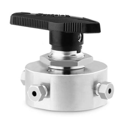 Stainless Steel 1 Piece 40 Series 4 Way Ball Valve 18 In Female