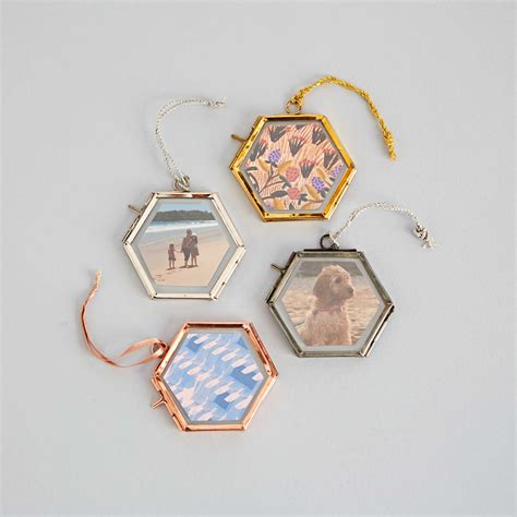 Alia Mini Hexagon Hanging Photo Frame Paper High