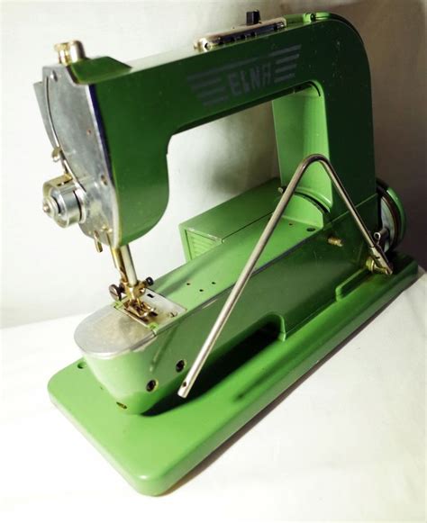 Elna Grasshopper Rare Swiss Made Sewing Machine And Case Switzerland