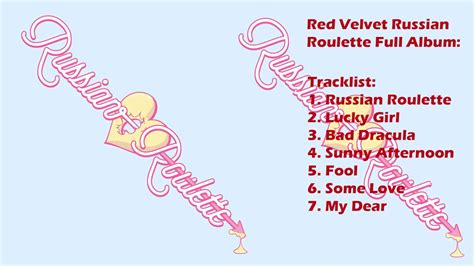 Red Velvet Russian Roulette Full Album Youtube