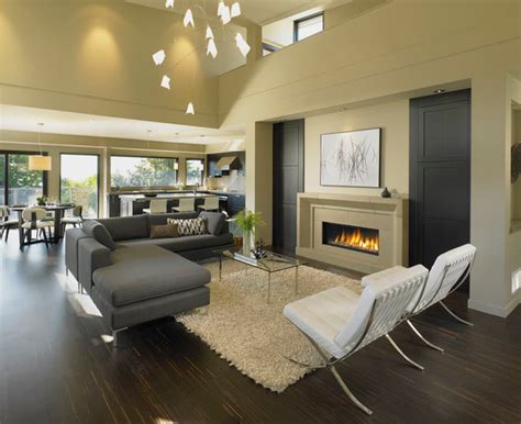 Open Concept Living And Dining Modern Living Room Vancouver By My