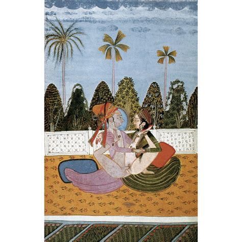 Kama Sutra 18th Century N Kama Sutra By Vatsyayana Indian Miniature Painting Jodpur Early